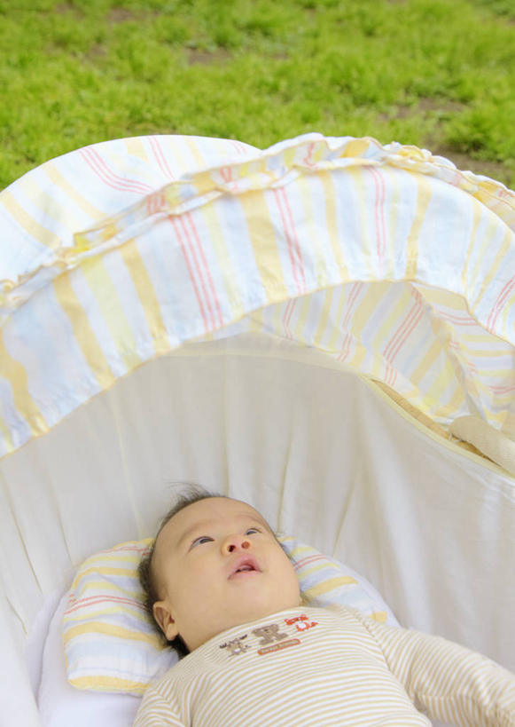 东方人,婴儿,儿童,一个人,躺,竖图,俯视,室外,白天,纯洁,亚洲,仅一个人,阴影,服装,光线,篮子,影子,注视,休闲装,黄种人,一个,小孩,衣服,阳光,观察,看,休闲,休闲服,可爱,服饰,活泼,单个,观看,察看,便利,存放,关注,载具,宝宝,纯真,烂漫,无邪,快捷,方便,寄存,寄放,暂存,卧着,伶俐,天真,亚洲人,孩子,躺着,卧,半身,彩图,高角度拍摄,草编婴儿篮,婴儿篮