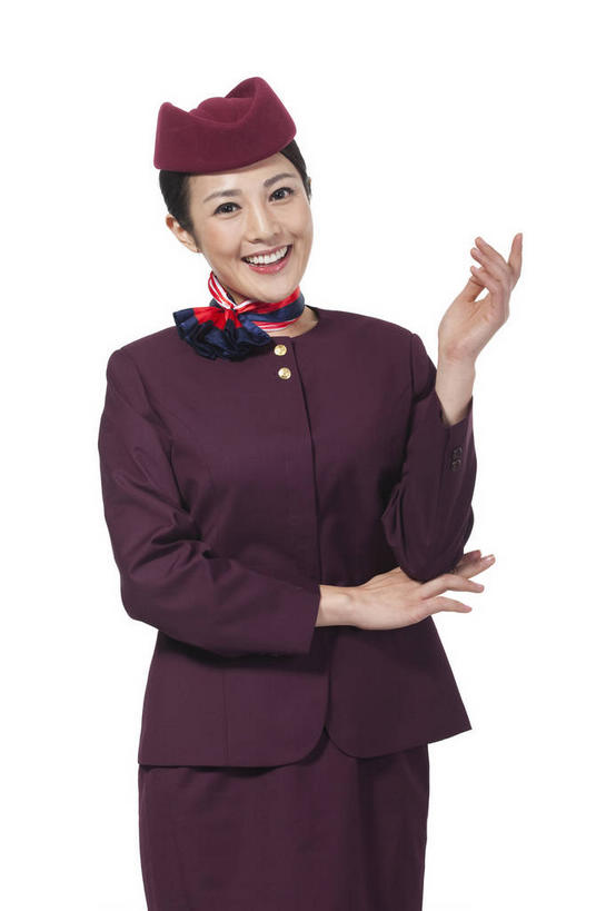 东方人,一个人,空姐,站,笑,微笑,露齿笑,竖图,室内,白天,白色背景,正面,工作服,制服,帽子,亚洲,仅一个年轻女性,仅一个女性,仅一个人,装饰,丝巾,注视,黄种人,观察,看,手势,站着,乘务员,航空乘务员,空乘,搭,摄影,影棚,观看,华丽,点缀,察看,搭着,关注,摄影棚,衬托,美观,雅致,雅观,工作制服,年轻女性,女人,女性,亚洲人,站立,半身,彩图,影棚拍摄,工作套服,拍摄,打手势,空姐制服