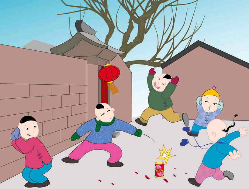 东方人,儿童,无人,伙伴,朋友,家,站,横图,插画,室内,白天,正面,友谊,纯洁,热情,数码,科技,树林,植物,门,鞭炮,火,照明,春节,亚洲,五个人,吊挂,悬挂,阴影,服装,节日,庆祝,装饰,网络,灯笼,火焰,纸灯笼,房屋,墙,屋子,许多人,高光,几何,计算机图形,燃烧,挂,合成,图画,扭头,注视,休闲装,黄种人,文化,楼房,墙壁,墙面,住宅,画,树,树木,一个,小孩,衣服,红色,蓝色,绿色,蓝天,天空,自然,手套,围巾,灯具,门框,天,观察,看,站着,转头,一群人,庆典,休闲,温暖,休闲服,可爱,童年,童趣,遮,遮掩,服饰,生长,晴朗,单个,成长,围脖,观看,张开双腿,纪念,保暖,华丽,照亮,点缀,电脑合成图,数码合成图,察看,掩盖,遮挡,御寒,合成图,照明设备,关注,漫画,童真,烂漫,无邪,遮盖,万里无云,写实,具体,具象,衬托,美观,雅致,雅观,掩饰,展开双腿,天真,友情,男孩,男人,男性,亚洲人,爆竿,爆仗,爆竹,鞭爆,炮仗,晴空,晴空万里,站立,彩图,全身,房子,男生,伸展双腿