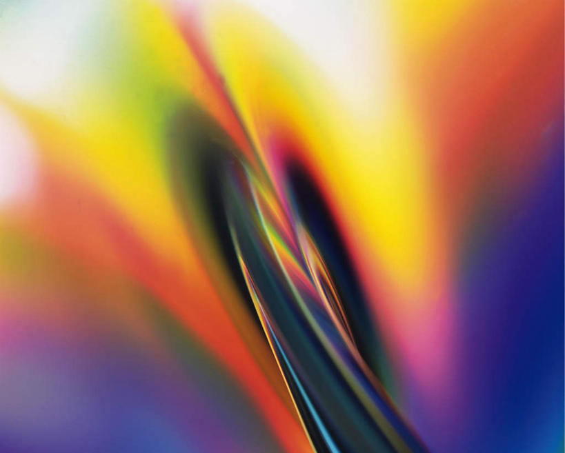 无人,横图,室内,特写,白天,正面,花纹,条纹,艺术,发光,空间,纹路,材料,液体,斑点,亚克力,画,黄色,红色,白色,闪耀,工业,耀眼,明亮,制造,创作,想象,丙烯酸,亚加力,有机玻璃,彩图