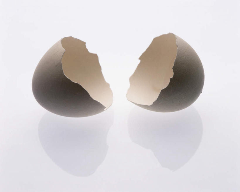 无人,横图,俯视,室内,特写,白天,白色背景,桌面,桌子,阴影,破碎,反射,木制,壳,影子,破损,两个,白色,木制品,摄影,影棚,鸡蛋壳,彩图,高角度拍摄,影棚拍摄,拍摄