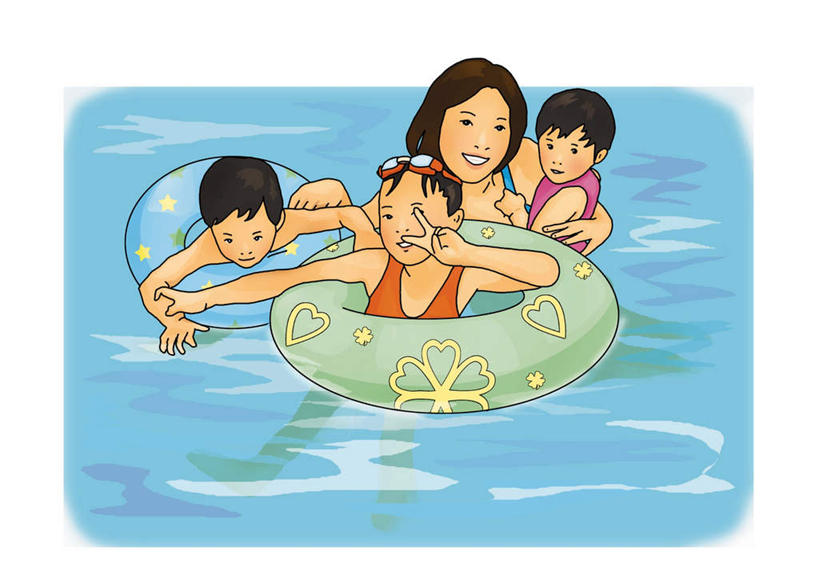 游泳,东方人,儿童,无人,四个人,母亲,女儿,儿子,游泳池,伸展双臂,抱,笑,微笑,露齿笑,横图,插画,室内,白天,白色背景,正面,泳装,锻炼,快乐,兴奋,纯洁,骄傲,成功,胜利,运动,数码,科技,水,亚洲,阴影,网络,救生圈,潜水镜,泳镜,塑料,水池,水面,高光,几何,计算机图形,合成,图画,注视,黄种人,泳池,画,小孩,塑料制品,游泳圈,观察,看,手势,母女,母子,蛙鞋,可爱,母爱,童年,童趣,自信,潜水,充气,抱着,观看,脚蹼,呼吸管,电脑合成图,数码合成图,察看,搂着,救生,关注,潜水装备,漫画,童真,烂漫,无邪,连体泳衣,写实,具体,具象,面镜,浮潜,潜水运动,泅水,体育,天真,男孩,男人,男性,年轻女性,女孩,女人,女性,亚洲人,敞开双臂,怀抱,搂,搂抱,伸开双臂,相抱,拥抱,展开双肩,张开手臂,张开双臂,半身,彩图,泳衣,健身,欢乐,开心,男生,女生
