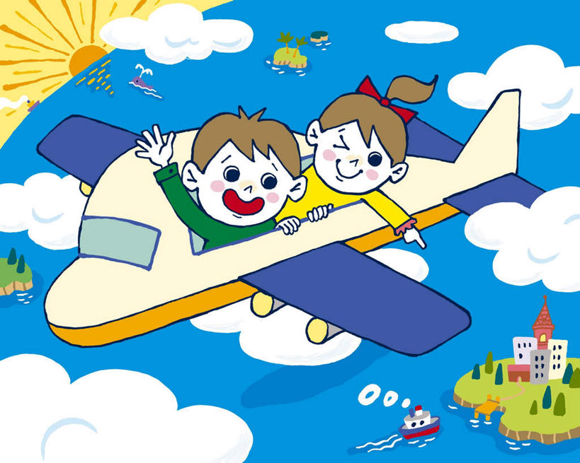 西方人,儿童,无人,两个人,伙伴,朋友,笑,微笑,横图,插画,室内,白天,正面,友谊,纯洁,数码,科技,树林,太阳,植物,飞机,轮船,船,欧洲,欧洲人,阴影,服装,欢呼,光线,网络,影子,房屋,屋子,岛,云,云朵,公寓,高光,几何,计算机图形,合成,云彩,图画,休闲装,航空,楼房,住宅,画,树,树木,小孩,衣服,蓝色,绿色,白云,蓝天,天空,阳光,自然,交通工具,天,招手,休闲,休闲服,可爱,童年,童趣,服饰,生长,成长,电脑合成图,数码合成图,客机,蓝鲸,漫画,童真,烂漫,无邪,写实,具体,具象,天真,友情,男孩,男人,男性,女孩,女人,女性,白种人,彩图,全身,房子,男生,女生