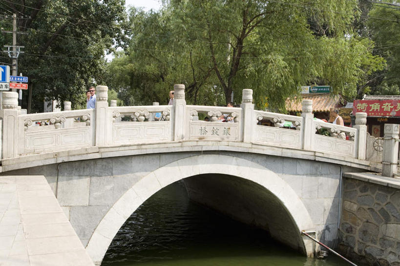 无人,栏杆,横图,室外,白天,正面,度假,河流,石头,美景,水,植物,城市风光,城市,胡同,北京,中国,亚洲,石子,河水,景观,水流,围栏,桥,首都,娱乐,石桥,护栏,拱桥,树,树木,绿色,自然,享受,休闲,景色,放松,拱形,生长,成长,人行桥,石拱桥,东亚,中华人民共和国,北京市,京,北平,华北地区,石块,里弄,彩图,巷