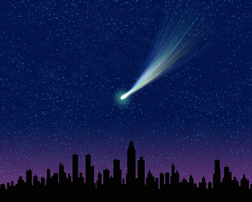 无人,高楼大厦,横图,室外,夜晚,正面,办公楼,美景,大厦,建筑,摩天大楼,写字楼,飞翔,飞行,光线,光泽,景观,星星,光芒,翱翔,飞,蓝色,蓝天,天空,自然,楼宇,天,商务楼,景色,彗星,恒星,自然风光,光辉,云带,尾迹,毫光,滑落,彩图,大楼,高层建筑,高楼,摩天楼