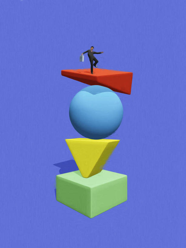 一个人,无人,商务人士,商务男性,站,竖图,插画,室内,白天,正面,衬衫,游戏,安全,数码,科技,玩具,仅一个男性,仅一个人,握,阴影,紫色背景,套装,网络,高光,几何,计算机图形,玩,合成,图画,娱乐,画,仅一个年轻男性,箱子,站着,四个,休闲,保险箱,益智,握着,活动,保护,单脚,电脑合成图,数码合成图,发泄,消遣,智力,保险,商务装,私密,漫画,工薪阶层,写实,具体,具象,宣泄,男人,男性,年轻男性,白领,上班族,玩耍,嬉戏,站立,彩图,全身,衬衣