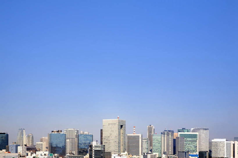 无人,高楼大厦,横图,全景,室外,白天,正面,度假,美景,天际线,城市风光,城市,大厦,建筑,摩天大楼,东京,日本,亚洲,景观,娱乐,建设,蓝色,蓝天,天空,天,享受,休闲,景色,放松,晴朗,东亚,本州,万里无云,关东地方,本州岛,日本国,东京都,晴空,晴空万里,彩图,大楼,高层建筑,高楼,摩天楼