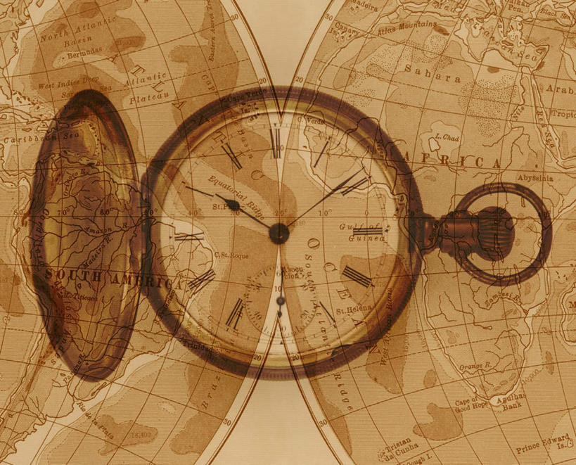 无人,横图,室内,白天,正面,复古,数码,科技,海洋,地图,阴影,灰色背景,朦胧,模糊,时间,网络,英文,标志,时钟,文字,字符,字母,世界地图,陆地,高光,几何,计算机图形,合成,计时,标识,怀表,钟表,表,国家,英文字母,挂表,电脑合成图,数码合成图,大陆,世界,大洋洲,版图,写实,具体,具象,钟,彩图