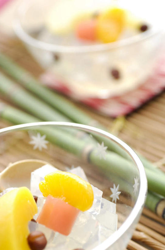 无人,竖图,俯视,室内,特写,白天,植物,餐具,水果,玻璃,许多,切片,竹制,朦胧,模糊,新鲜,生食,食品,果实,两碗,玻璃制品,食物,三个,绿色,垫子,碗,有机食品,绿色食品,竹制品,进餐用具,烹调用具,彩图,高角度拍摄