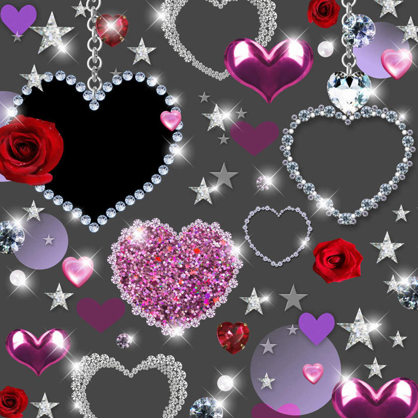 无人,方图,室内,白天,正面,爱情,数码,科技,珠宝,许多,阴影,灰色背景,爱心,装饰,网络,星星,高光,几何,计算机图形,浪漫,合成,粉色,饰品,首饰,温暖,温馨,心形,星形,恩爱,华丽,修饰,点缀,电脑合成图,数码合成图,和睦,五角形,写实,具体,具象,衬托,美观,雅致,雅观,心型,五角星,彩图,融洽
