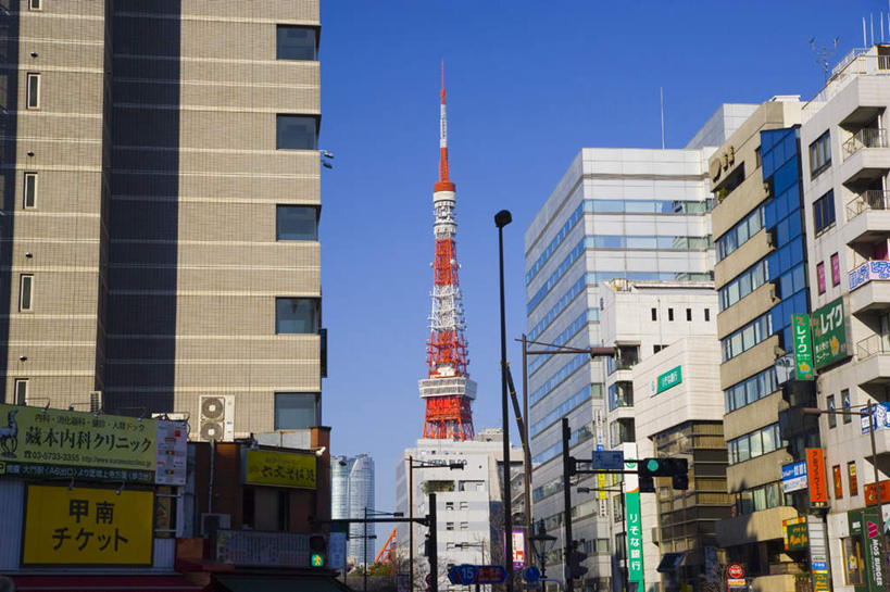 无人,高楼大厦,横图,室外,白天,正面,度假,草地,草坪,美景,植物,城市风光,城市,大厦,道路,建筑,路,路灯,摩天大楼,公路,照明,东京,日本,亚洲,阴影,光线,影子,景观,灯光,交通,东京铁塔,娱乐,灯,草,树,树木,蓝色,绿色,蓝天,天空,阳光,自然,天,享受,休闲,景色,放松,生长,晴朗,成长,东京塔,照亮,照明设备,东亚,本州,万里无云,关东地方,本州岛,日本国,东京都,日本电波塔,晴空,晴空万里,马路,彩图,大楼,高层建筑,高楼,摩天楼