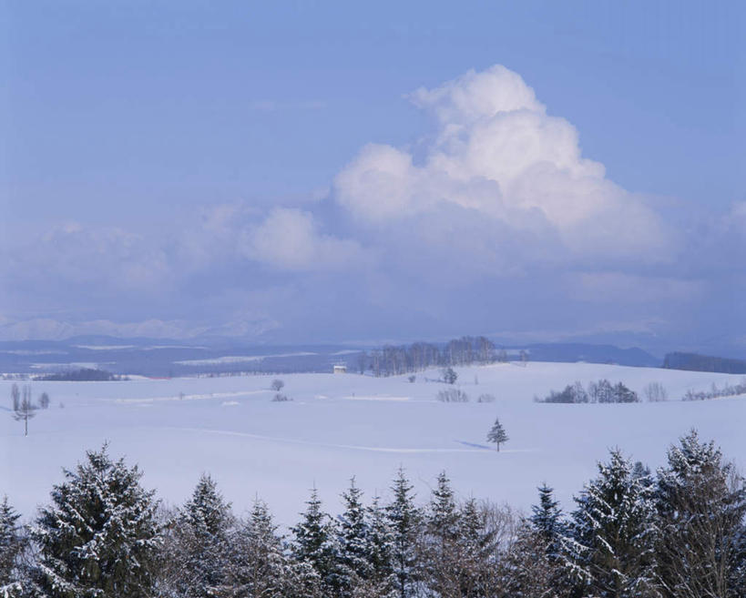 无人,横图,室外,白天,正面,旅游,度假,美景,雪,大雪,北海道,日本,亚洲,朦胧,模糊,地平线,积雪,景观,雪景,云,云朵,冬季,冬天,辽阔,地面,云彩,娱乐,蓝色,白云,蓝天,天空,自然,天,享受,休闲,景色,放松,寒冷,晴朗,一望无际,自然风光,延伸,东亚,日本国,天地相交,北海道地方,北海道岛,严寒,晴空,彩图