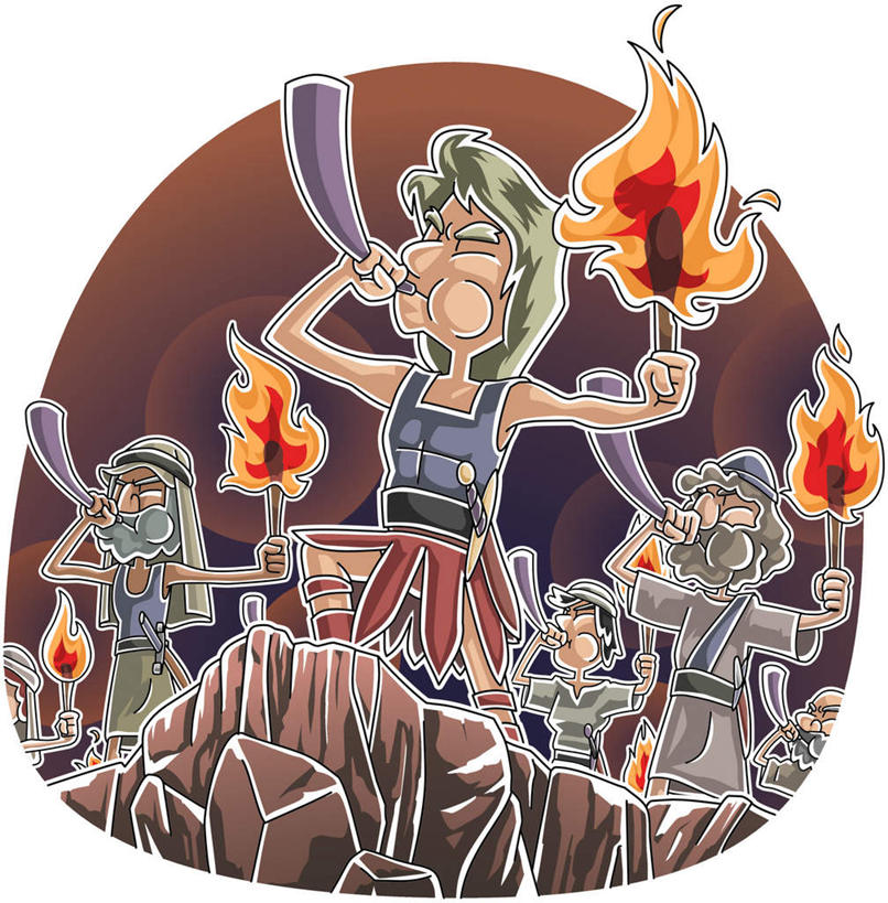 西方人,胡须,无人,站,举,闭眼,竖图,插画,室内,白天,白色背景,正面,热情,数码,科技,石头,火,帽子,欧洲,欧洲人,握,阴影,服装,网络,火焰,石子,头巾,许多人,高光,几何,计算机图形,燃烧,拿,合成,火把,图画,拿着,扭头,休闲装,画,衣服,遮阳帽,吹,托,站着,转头,一群人,休闲,休闲服,握着,服饰,电脑合成图,数码合成图,号角,漫画,写实,具体,具象,军号,男人,男性,中年男性,白种人,胡子,络腮胡,石块,岩石,闭眼睛,闭着眼,闭着眼睛,举起,举手,举着,抬头,向上举,向上伸,向上托,仰头,站立,彩图,全身