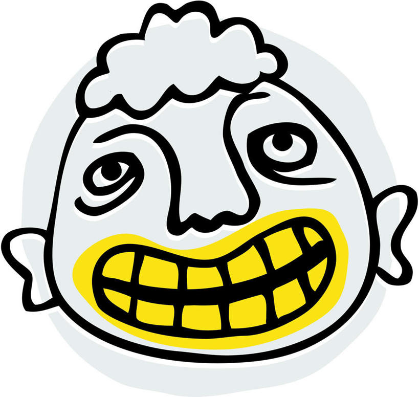 儿童,一个人,无人,笑,微笑,露齿笑,横图,插画,室内,白天,白色背景,正面,数码,科技,仅一个男性,仅一个人,阴影,网络,高光,几何,计算机图形,合成,图画,画,小孩,仅一个小孩,电脑合成图,数码合成图,恐怖,漫画,可怕,写实,具体,具象,可骇,呲牙咧嘴,男孩,男人,男性,孩子,卷发,半身,彩图,男生