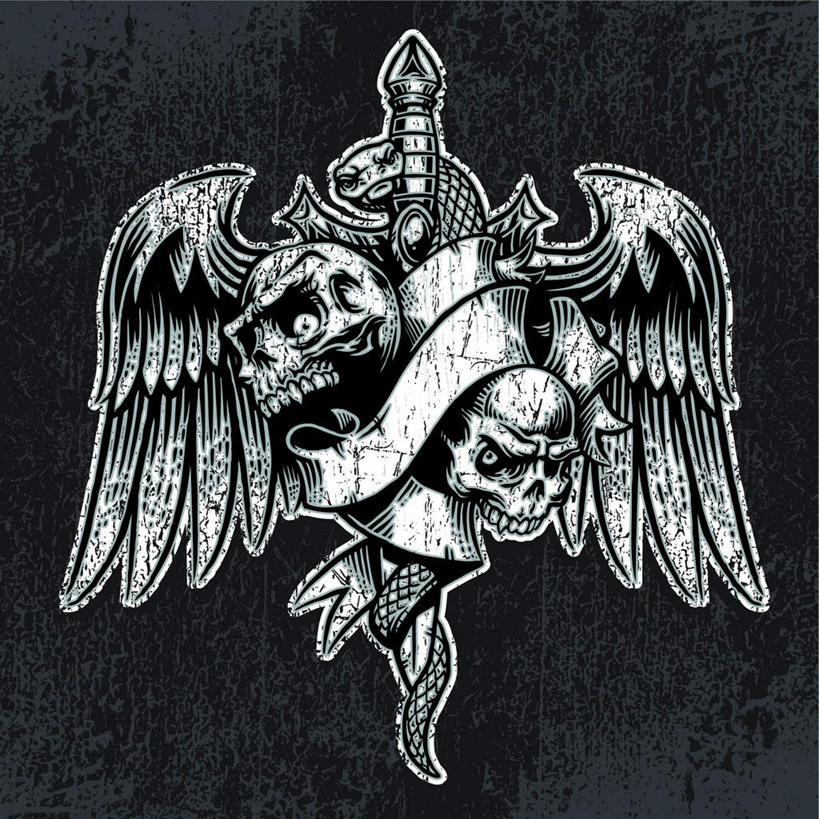 无人,方图,插画,室内,白天,正面,数码,科技,咬,阴影,黑色背景,网络,翅膀,骷髅,高光,几何,计算机图形,合成,图画,画,张嘴,黑暗,电脑合成图,数码合成图,徽章,恐怖,漆黑,恶魔,漫画,张大嘴巴,魔鬼,可怕,写实,具体,具象,邪恶,可骇,妖怪,罪恶,阴郁,险恶,恐惧,张开嘴,彩图