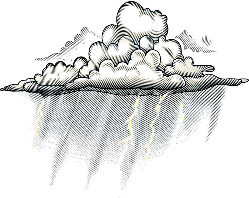 大雨,阴影,网络,云,云朵,下雨,高光,几何,计算机图形,合成,云彩,图画