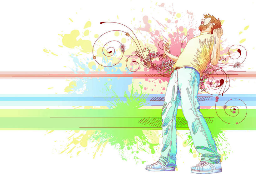 西方人,胡须,一个人,无人,站,横图,插画,室内,白天,正面,数码,科技,欧洲,欧洲人,仅一个男性,仅一个人,握,阴影,服装,梦幻,发光,光束,网络,棕色,光亮,高光,几何,计算机图形,合成,图画,休闲装,鼓励,画,仅一个年轻男性,衣服,黄色,加油,手势,握拳,站着,张嘴,休闲,休闲服,打气,握着,服饰,电脑合成图,数码合成图,未来,吼叫,发亮,鼓舞,漫画,张大嘴巴,憧憬,写实,具体,具象,呼啸,男人,男性,年轻男性,白种人,胡子,络腮胡,张开嘴,站立,彩图,全身,短发