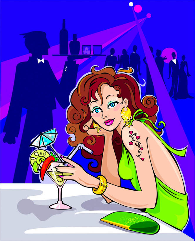 果汁,西方人,无人,朋友,前台,服务员,站,坐,竖图,插画,室内,白天,正面,聚会,跳舞,数码,科技,水果,托盘,欧洲,欧洲人,切片,阴影,新鲜,光线,网络,影子,灯光,生食,食品,果实,酒类,许多人,高光,几何,计算机图形,合成,图画,注视,文化,画,酒,食物,饮料,绿色,酒杯,鸡尾酒,观察,看,站着,一群人,美女,调酒,有机食品,绿色食品,皮夹子,钱包,观看,电脑合成图,数码合成图,察看,创造,零钱包,皮夹,关注,舞姿,漫画,想象,写实,具体,具象,接待员,白种人,服务生,侍者,站立,坐着,半身,彩图,礼服,舞蹈,伴侣