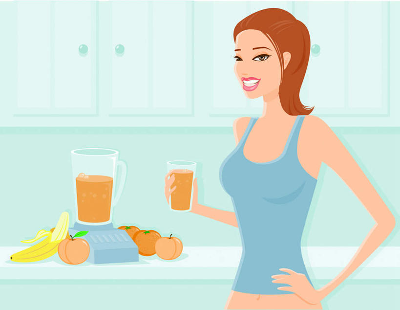 西方人,一个人,无人,站,笑,微笑,露齿笑,横图,插画,室内,白天,正面,数码,科技,厨房,柜子,柑橘,香蕉,杯子,水果,欧洲,欧洲人,仅一个年轻女性,仅一个女性,仅一个人,阴影,服装,新鲜,网络,生食,食品,果实,一杯,高光,几何,计算机图形,合成,图画,休闲装,榨汁机,手叉腰,玻璃制品,画,食物,饮料,一个,衣服,黄色,蓝色,水杯,橱柜,叉腰,站着,四个,休闲,休闲服,服饰,有机食品,绿色食品,单个,电脑合成图,数码合成图,漫画,写实,具体,具象,年轻女性,女人,女性,白种人,玻璃杯,橘子,桔子,甘蕉,橙子,橙,站立,半身,彩图,灶间