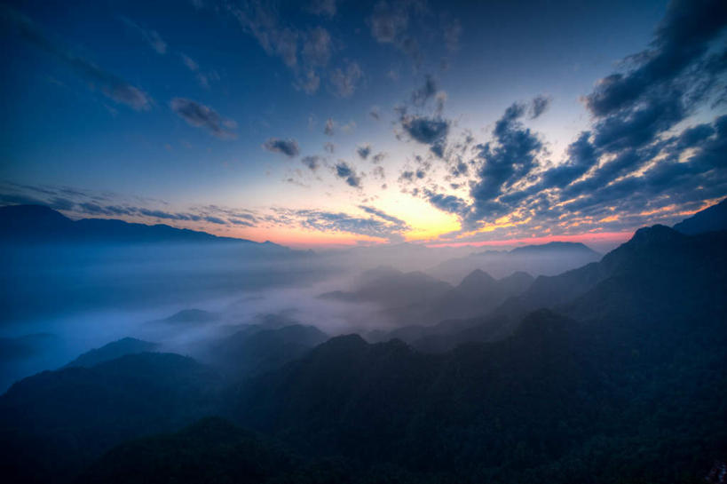 无人,横图,室外,白天,正面,美景,日落,山,山脉,北京,长城,中国,亚洲