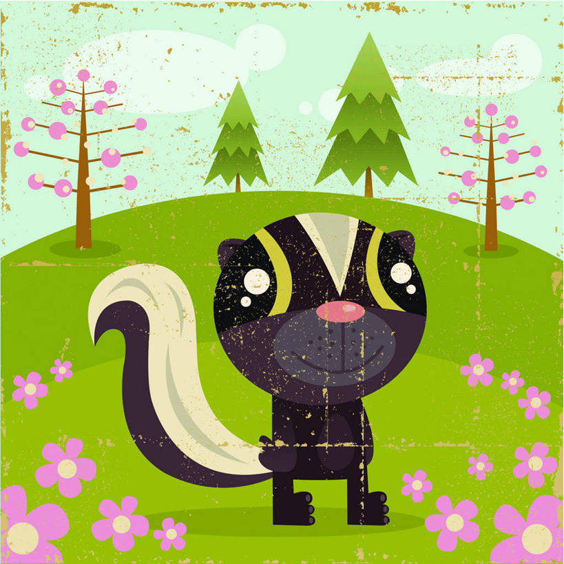 无人,站,方图,插画,室内,白天,正面,数码,科技,草地,草坪,山,山脉,植物,哺乳动物,野生动物,阴影,盛开,网络,山峰,云,云朵,山峦,高光,几何,计算机图形,合成,花蕾,云彩,图画,注视,画,草,花,花瓣,花朵,鲜花,树,树木,一只,粉色,蓝色,绿色,黑色,白云,蓝天,天空,自然,动物,群山,天,花苞,花蕊,观察,看,站着,可爱,活泼,生长,晴朗,成长,观看,电脑合成图,数码合成图,察看,合成图,关注,臭鼬,漫画,写实,具体,具象,臭味,异味,晴空,站立,彩图,全身