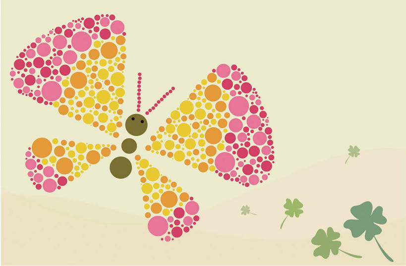 无人,横图,插画,室内,白天,正面,自由,数码,科技,蝴蝶,飞翔,伸展,张开,展翅,阴影,飞行,网络,圆形,翅膀,昆虫,图形,圆,四叶草,高光,几何,计算机图形,翱翔,合成,图画,飞,画,幸运草,一只,动物,电脑合成图,数码合成图,合成图,数学,和平,漫画,益虫,张开翅膀,写实,具体,具象,牛角花,统一,展开翅膀,团结,幸运,彩图,全身,几何图形,平面图形