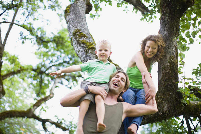 西方人,儿童,中年人,三个人,家庭,夫妻,母亲,父亲,儿子,站,坐,笑,微笑,露齿笑,横图,室外,白天,仰视,爱情,纯洁,植物,吊带,欧洲,欧洲人,阴影,服装,光线,影子,树桩,浪漫,注视,吊带衫,休闲装,光脚,树,树干,树木,小孩,骑,衣服,绿色,阳光,自然,观察,看,扛,站着,休闲,温暖,温馨,父子,母子,三口之家,一家人,赤脚,休闲服,木桩,恩爱,父爱,可爱,母爱,童年,童趣,恋人,服饰,茂盛,生长,成长,观看,繁茂,和睦,察看,关注,童真,烂漫,无邪,兴旺,昌盛,昌隆,畅旺,发达,蕃芜,繁盛,富强,隆盛,蓬勃,旺盛,兴隆,兴盛,郁勃,扛在肩上,骑在肩上,天真,男孩,男人,男性,女人,女性,中年男性,中年女性,白种人,孩子,夫妇,情侣,站立,坐着,半身,彩图,低角度拍摄,伴侣,融洽,男生