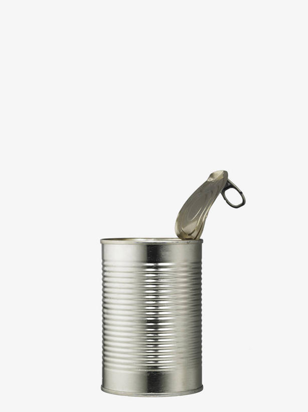 无人,竖图,室内,特写,白天,白色背景,正面,静物,金属制品,阴影,反射,金属,罐头,罐子,影子,一个,打开,摄影,影棚,单个,开启,罐头食品,彩图,影棚拍摄,拍摄