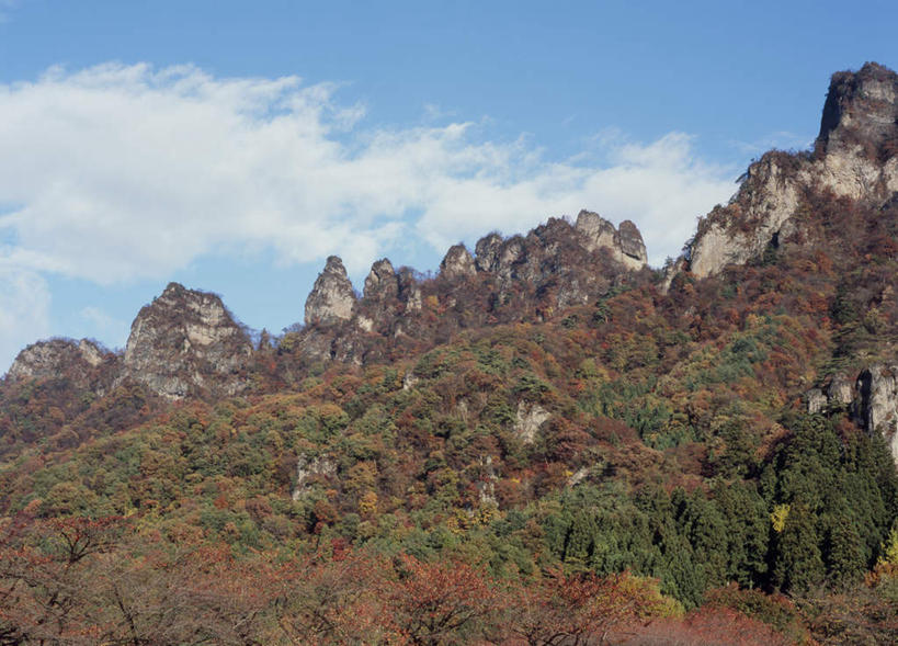 无人,横图,室外,白天,正面,旅游,度假,石头,美景,山,山脉,树林,植物,日本,亚洲,许多,石子,景观,山峰,云,云朵,山峦,云彩,娱乐,树,树木,蓝色,绿色,白云,蓝天,天空,自然,群山,天,享受,休闲,景色,放松,生长,成长,自然风光,东亚,本州,关东地方,本州岛,日本国,群马,群马县,石块,岩石,彩图