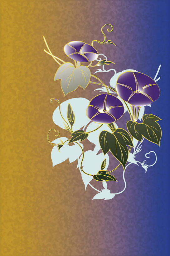 无人,竖图,插画,室内,白天,正面,爱情,数码,科技,植物,喇叭花,牡丹花,叶子,阴影,盛开,网络,高光,几何,计算机图形,合成,花蕾,图画,画,花,花瓣,花朵,鲜花,黄色,蓝色,绿色,紫色,花苞,花蕊,虚幻,电脑合成图,数码合成图,富贵,漫画,写实,具体,具象,永恒,鼠姑,鹿韭,白茸,百雨金,牵牛,牵牛子,勤娘子,碧冬茄,朝颜花,灵芝牡丹,浓情,冷静,圆满,富贵花,洛阳花,木芍药,牵牛花,芍药,彩图