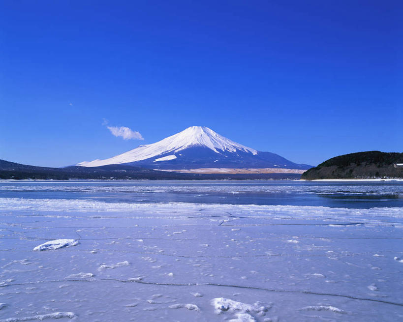 无人,横图,室外,白天,正面,旅游,度假,湖,湖泊,火山,美景,山,山脉,水,富士山,静冈县,日本,亚洲,冰面,湖面,景观,山峰,水流,水面,山峦,娱乐,蓝色,蓝天,天空,自然,湖水,群山,天,享受,休闲,景色,放松,自然风光,东亚,本州,本州岛,日本国,中部地方,静冈,山梨,山梨县,活火山,死火山,休眠火山,彩图