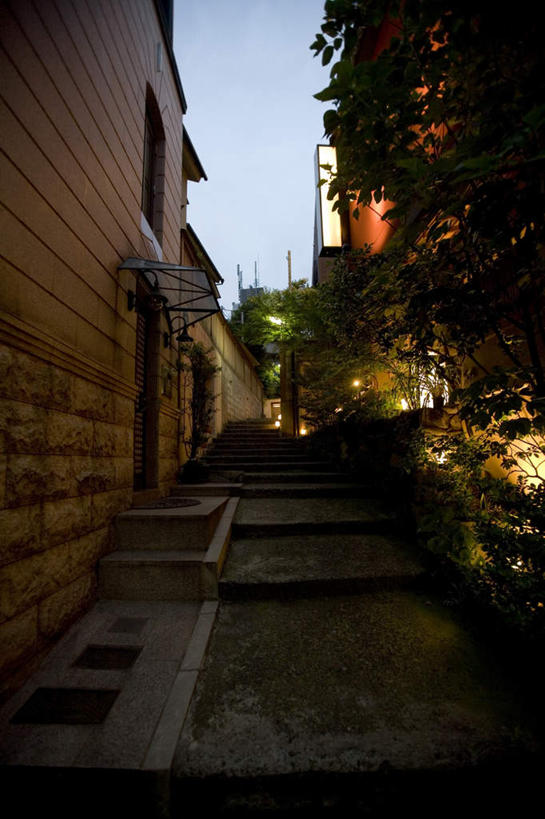 无人,竖图,室外,白天,正面,旅游,度假,植物,楼梯,道路,路,路灯,东京,日本,亚洲,阶梯,小路,灯光,交通,新宿,娱乐,台阶,灯,树,树木,绿色,自然,享受,休闲,放松,生长,成长,照明设备,东亚,本州,关东地方,本州岛,日本国,东京都,新宿区,县厅,东京市,神乐坂,彩图