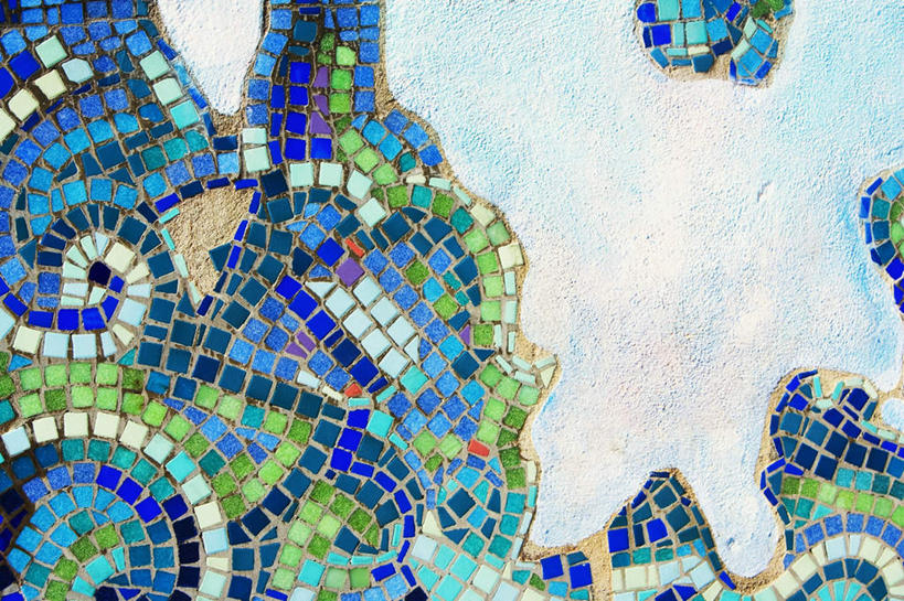 无人,横图,室外,特写,白天,正面,静物,工艺美术品,连接,组合,艺术,装饰,镶嵌,瓷砖,艺术品,工艺品,工艺,华丽,链接,修饰,美术,点缀,拼接,拼凑,拼合,凑集,聚合,撮合,链结,衬托,美观,雅致,雅观,彩图