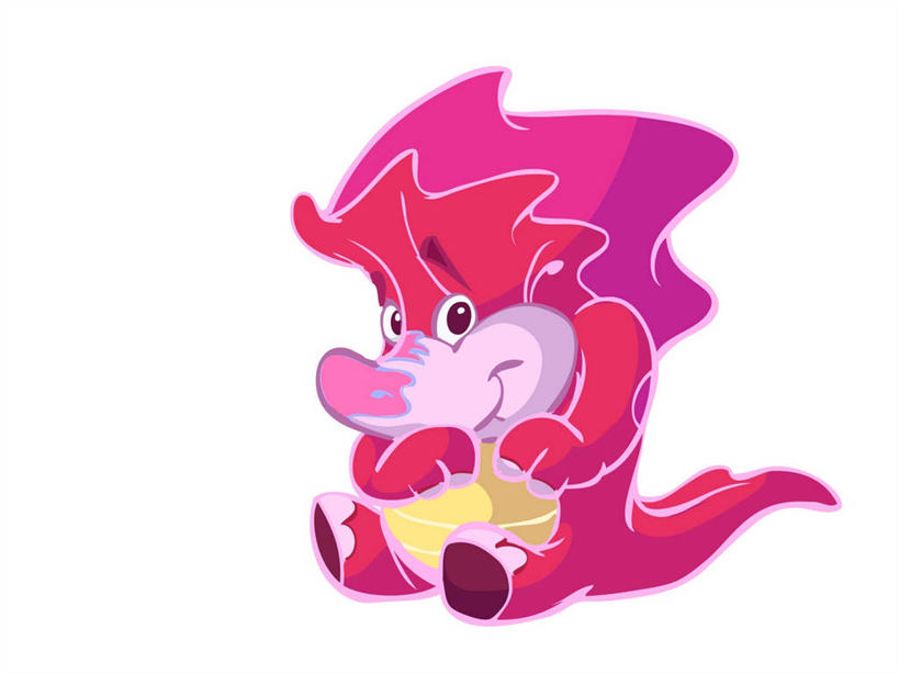 无人,坐,笑,微笑,露齿笑,横图,插画,室内,白天,白色背景,正面,数码,科技,阴影,网络,高光,几何,计算机图形,合成,图画,注视,画,一只,粉色,观察,看,恐龙,观看,电脑合成图,数码合成图,察看,合成图,关注,凶猛,漫画,写实,具体,具象,灭尽,灭绝,三角龙,史前动物,碎嘴龙,凶残,坐着,彩图,全身