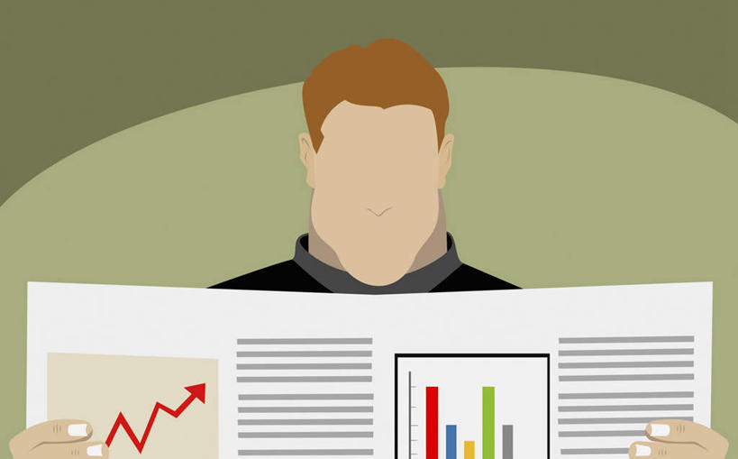 西方人,脸,头,脸颊,手,头发,一个人,无人,商务人士,商务男性,坐,横图,插画,室内,特写,白天,正面,衬衫,阅读,股票,数码,数据,科技,报纸,欧洲,欧洲人,双手,仅一个男性,仅一个人,一张,握,学习,阴影,套装,分析,曲线,网络,图表,棕色,表格,高光,几何,计算机图形,拿,合成,图画,拿着,肩膀,画,仅一个年轻男性,看,手部,浏览,握着,K线图,金融,经济,统计,电脑合成图,数码合成图,折线,合成图,指标,销售,目标,商务装,颈线,漫画,业绩,柱状图,流通,贸易,工薪阶层,写实,具体,具象,K线,股价图,蜡烛图,男人,男性,年轻男性,白种人,头部,直发,脸部,脸蛋,面部,白领,上班族,坐着,半身,彩图,衬衣,长条图,条图,条状图,证券,短发