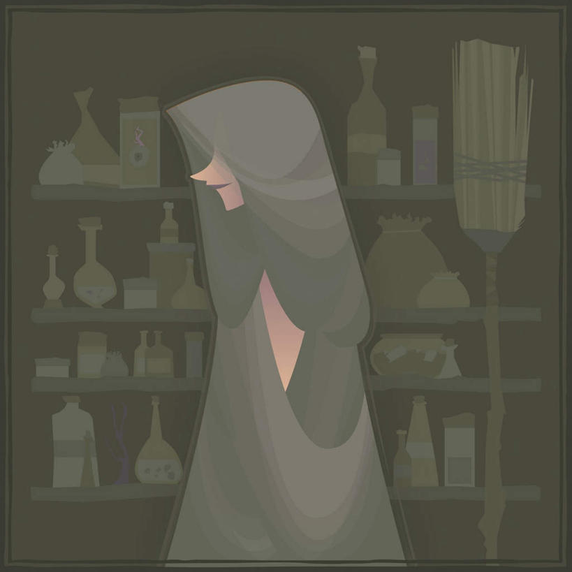 西方人,一个人,无人,站,方图,插画,室内,白天,正面,民族服装,数码,科技,欧洲,欧洲人,仅一个年轻女性,仅一个女性,仅一个人,许多,阴影,网络,工具,罐子,扫帚,很多,高光,几何,计算机图形,合成,图画,注视,架子,玻璃制品,画,玻璃瓶,瓶子,观察,看,清洁,站着,观看,扫把,电脑合成图,数码合成图,察看,卫生,合成图,关注,保洁,漫画,女巫,笤帚,写实,具体,具象,年轻女性,女人,女性,白种人,站立,半身,彩图,传统服装,民俗服