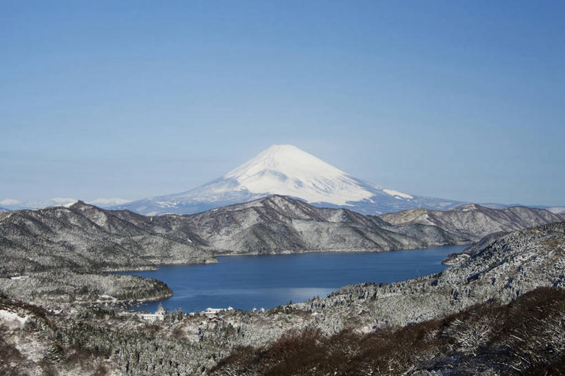 无人,横图,白天,旅游,度假,湖,美景,山,雪山,富士山,日本,地形,景观,冬天,神奈川县,娱乐,风景,天空,自然,享受,休闲,景色,放松,摄影,宁静,自然风光,芦之湖,彩图,旅行