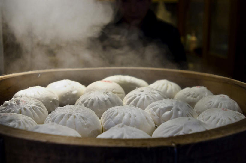 无人,横图,室内,留白,竹子,静物,许多,蒸汽,材料,食品,饺子,很多,饮食,摄影,清新,中国文化,东亚文化,健康食物,蒸锅,彩图