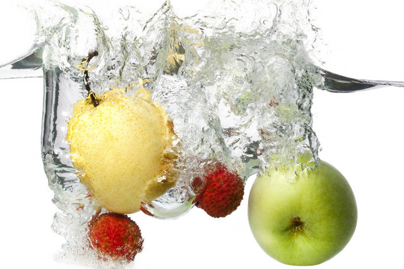 无人,横图,室内,白色背景,正面,水,苹果,梨,荔枝,水果,湿,溅,液体,水滴,食品,茎,饮食,黄色,红色,绿色,白色,青苹果,热带水果,四个,摄影,影棚,落下,动作,简单,清新,摄影棚,健康食物,纯净,洗涤,彩图,影棚拍摄,拍摄,亚洲梨