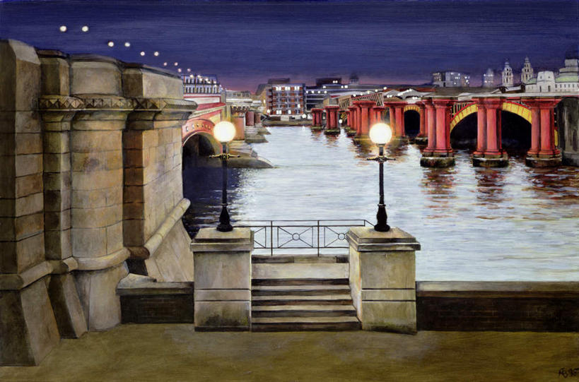 无人,家,栏杆,横图,室内,白天,正面,度假,绘画,河流,石头,美景,水,楼梯,城市风光,城市,路灯,照明,油画,英国,欧洲,伦敦,一排,许多,波纹,艺术,整齐,石子,房屋,阶梯,屋子,河水,景观,水流,围栏,桥,灯光,涟漪,首都,古典,文化,娱乐,石桥,护栏,楼房,拱桥,台阶,住宅,栈桥,灯,排列,倒影,水纹,工艺品,波浪,品味,享受,休闲,景色,放松,拱形,人行桥,石拱桥,照亮,美术,倒映,高雅,照明设备,西欧,队列,大不列颠,大不列颠及北爱尔兰联合王国,水晕,美学,大不列颠联合王国,日不落英帝国,雾都,反照,黑修道士桥,石块,彩图,房子