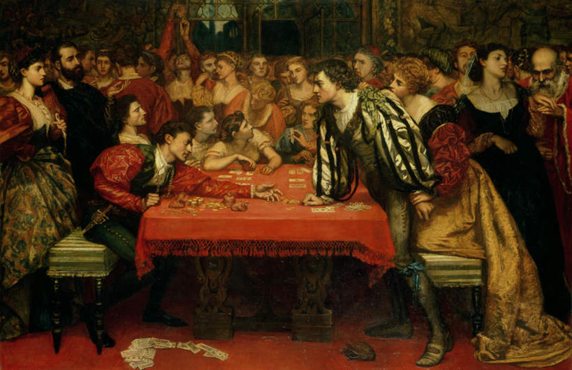 西方人,无人,站,坐,横图,室内,白天,侧面,民族服装,绘画,游戏,赌博,贪欲,竞争,窗户,桌子,纸牌,玩具,椅子,扑克,油画,欧洲,欧洲人,撑,阴影,生气,艺术,光线,布料,影子,办公桌,木椅,许多人,古典,玩,布纹,注视,文化,娱乐,刺激,玻璃窗,桌布,餐巾,工艺品,台布,观察,看,品味,站着,一群人,休闲,筹码,愤怒,观看,活动,争吵,恼怒,计数,美术,察看,撑着,高雅,愤慨,怒气,气愤,发怒,发泄,关注,怒火,消遣,智力,赌具,情绪,脾气,积累,累积,投机,侥幸,欲望,忿怒,怨恨,强烈,美学,宣泄,筹马,气忿,争持,愤恨,肝火,记数,激动,男人,男性,年轻男性,年轻女性,女人,女性,白种人,辩论,玩耍,嬉戏,站立,坐着,彩图,全身,传统服装,民俗服,胜负,输赢