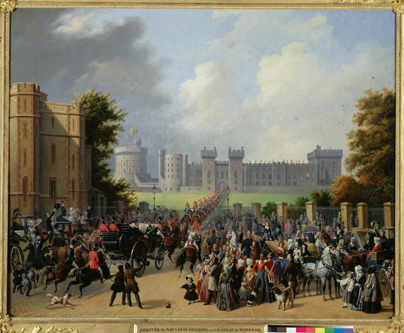 西方人,无人,站,坐,横图,室内,白天,正面,民族服装,绘画,草地,草坪,植物,马,野生动物,油画,欧洲,欧洲人,行人,艺术,堡垒,城堡,云,云朵,许多人,古典,云彩,注视,文化,路人,草,树,树木,蓝色,绿色,白云,蓝天,天空,自然,动物,工艺品,天,观察,看,品味,站着,一群人,运输,牲畜,生长,晴朗,成长,观看,皇帝,美术,权威,察看,高雅,国王,要塞,高贵,关注,美学,权力,统治,权势,法国国王,天子,九五之尊,圣上,统治者,陛下,官家,势力,过客,设防,路易.菲利普,男人,男性,年轻男性,年轻女性,女人,女性,白种人,晴空,站立,坐着,彩图,全身,传统服装,民俗服