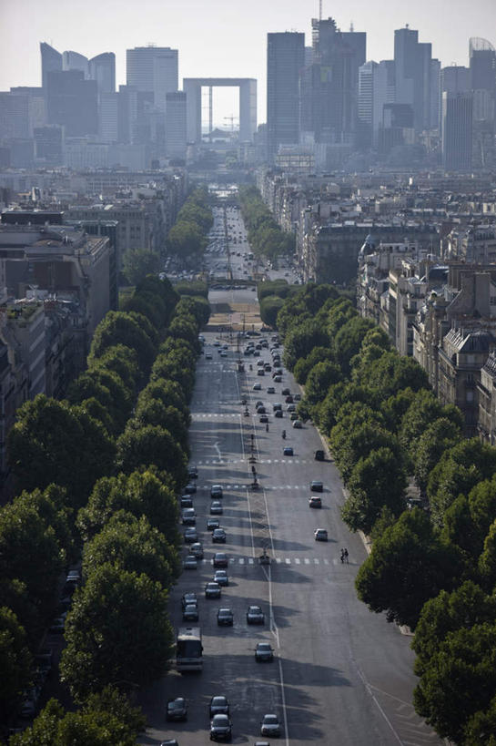 无人,高楼大厦,竖图,俯视,航拍,室外,白天,旅游,度假,植物,标志建筑,大厦,道路,地标,建筑,路,路灯,摩天大楼,公路,汽车,照明,法国,欧洲,一排,阴影,整齐,光线,影子,建筑群,灯光,交通,娱乐,建设,车,灯,树,树木,排列,蓝色,绿色,蓝天,天空,阳光,自然,交通工具,轿车,天,享受,休闲,旅游胜地,放松,生长,晴朗,成长,照亮,照明设备,鸟瞰,队列,载具,万里无云,法兰西共和国,法兰西第五共和国,拉德芳斯,法兰西岛,法兰西岛大区,上塞纳省,晴空,晴空万里,马路,彩图,高角度拍摄,大楼,高层建筑,高楼,摩天楼