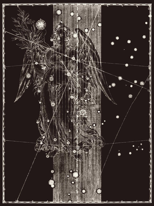 无人,横图,竖图,地图,科学,星星,摄影,星座,手艺,天文学,室女座,彩图,雕刻术