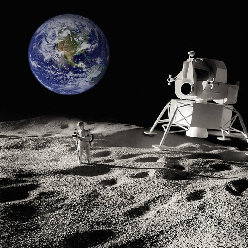 无人,宇航员,方图,美国,太空,地球,月球,模型,摄影,登月舱,阿波罗工程,阿波罗计划,登月计划,彩图,空间探索