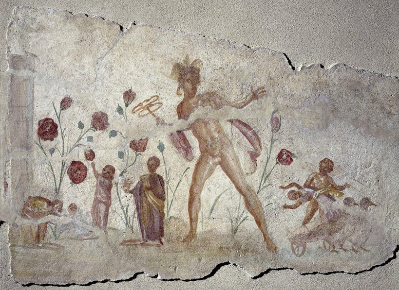 儿童,成年人,裸体,横图,插画,室外,白天,数码,科技,玫瑰,阴影,神话,网络,鸟类,长袍,高光,几何,计算机图形,合成,图画,拿着,历史,破坏,文化,古罗马,破损,画,花,古代,动物,两只,摄影,宗教,部分,损坏,电脑合成图,数码合成图,合成图,天堂,传说,漫画,写实,具体,具象,古代文明,美术工艺,男人,彩图,罗马神话,墨丘利,过去