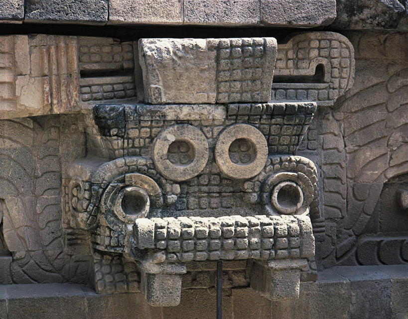 无人,横图,室外,白天,雕塑,日光,墨西哥,首都,历史,摄影,考古学,拉丁美洲,墨西哥城,美术工艺,彩图,阿兹特克文明,过去