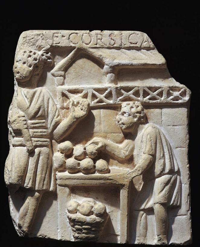 面包,无人,竖图,水果,雕塑,黑色背景,标志,符号,市场,标识,饮食,古罗马,古代,一个,摄影,单个,购买,贩卖,性别符号,拉丁文,美术工艺,商人,彩图,影棚拍摄,浅浮雕,男性符号,雕刻术