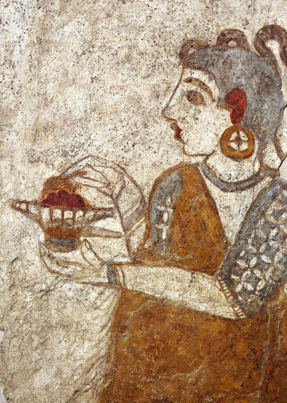 成年人,一个人,竖图,插画,侧面,数码,科技,希腊,欧洲,仅一个女性,阴影,网络,高光,几何,计算机图形,合成,图画,佛香,画,古代,摄影,宗教,电脑合成图,数码合成图,优美,合成图,基克拉迪群岛,圣托里尼岛,漫画,希腊共和国,写实,具体,具象,耳饰,古希腊,基克拉泽斯群岛,阿克罗蒂里,神父,半身,彩图,传统服装