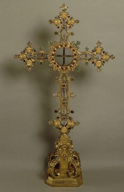 无人,竖图,珠宝,灰色背景,十字架,历史,一个,灰色,摄影,单个,复杂,基督教,美术工艺,彩图,影棚拍摄,贵重宝石